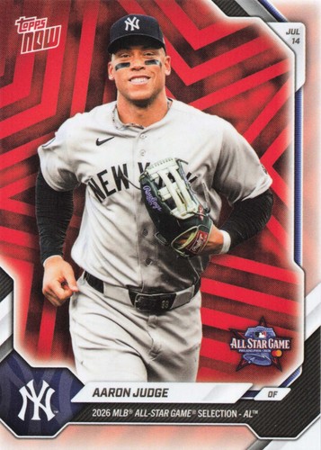 Aaron Judge – 2026 Topps Now #ASG-AJ 2026 MLB All-Star Game Set