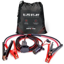 Safe Start Jumper Cable Heavy Duty Jumper Cables Trucks Suv 6 Gauge Wire 12ft.