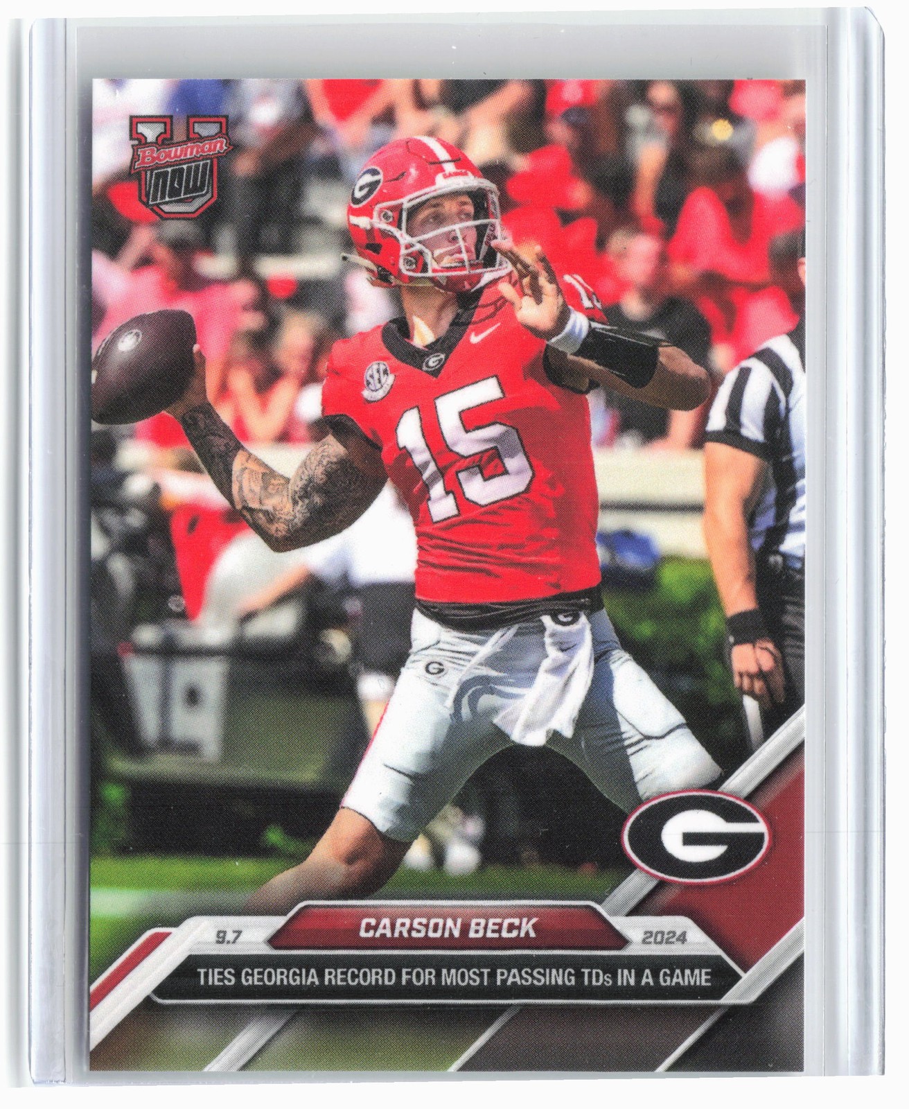 2024 Bowman U Now #8 Carson Beck