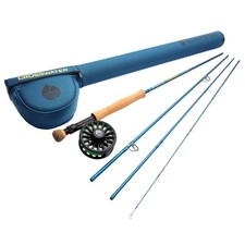 Redington Crosswater 4PC 9ft 8WT Fly Rod  Reel Outfit w/Line  Travel Case