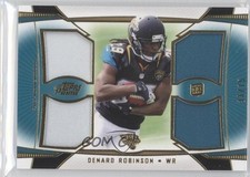 2013 Topps Prime Quad Relics Gold 33/75 Denard Robinson #QR-DR 1p5