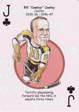 2010 Boston Bruins Heroes Playing Card #37 Bill Cowley