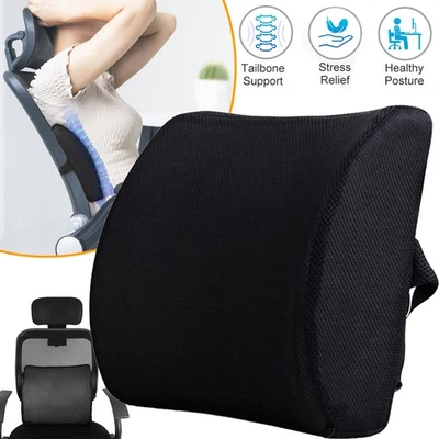 MARKENLOS Memory Schaum Auto Rückenkissen Lendenwirbelstützkissen Weich Lendenwirbelstütze