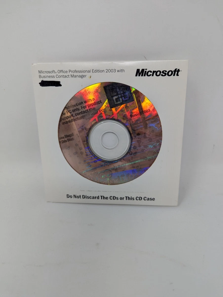 Microsoft Office 2003 Professional for sale | eBay