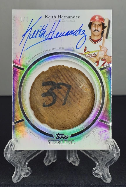Keith Hernandez 2025 Topps Sterling Game-Used BAT KNOB On-Card AUTO 1/1