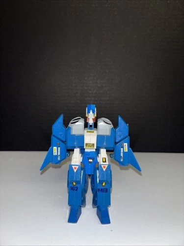 Vintage 1985 Robotech Blue Alpha Fighter Jet Gakken Action Figure