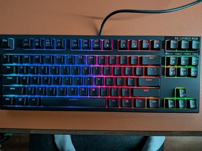 Topre REALFORCE RGB R2TLA-US4G-BK TKL Gaming Tastatur US Layout 45g APC Japan