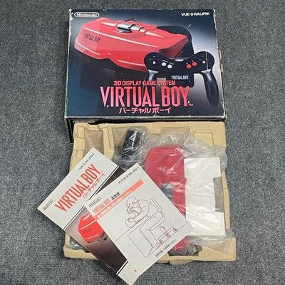 Nintendo Virtual Boy Console Complete Set Near Mint Box Manual Japan