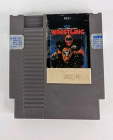 WCW World Championship Wrestling & Wrestlemania Bundle Nintendo NES, 1990