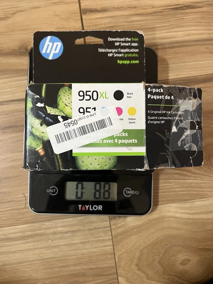 Dos juegos de tinta HP 950XL/951 Combo C2P01FN negra magenta amarilla cian Foto 2 de 4