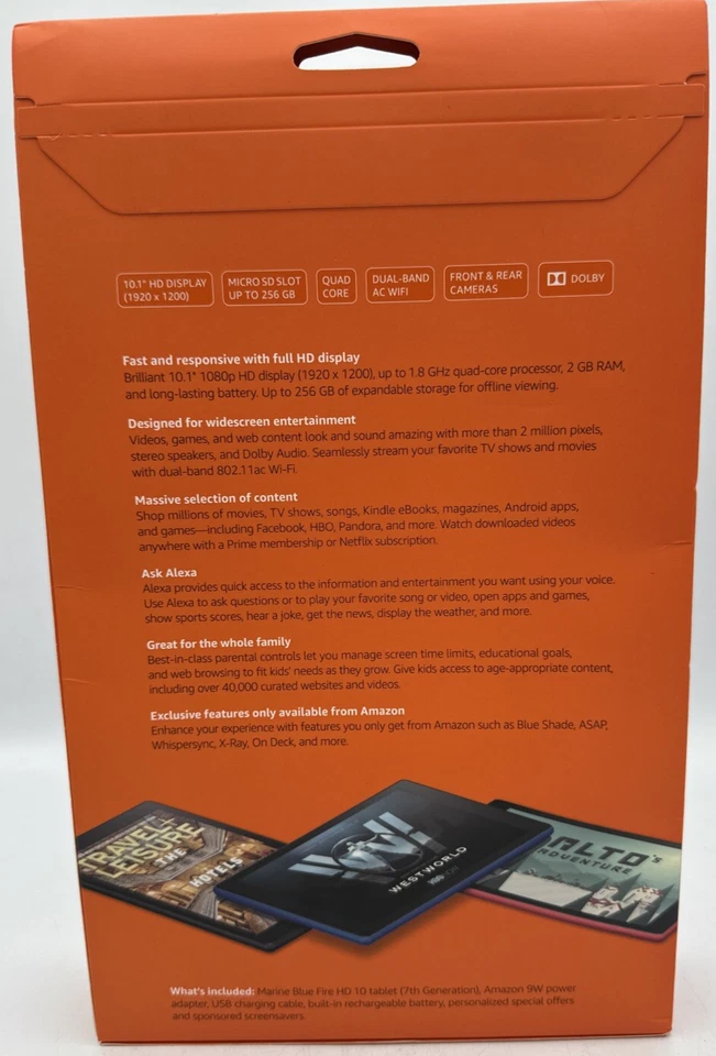 Amazon Fire HD 10 Tablet 10.1-inch 1080p Full HD Display with Alexa 32GB - Image 3 of 4