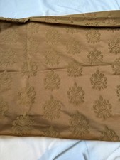 Damask Upholstery Brocade Tonal Jacquard Fabric 38"x54" rust brown