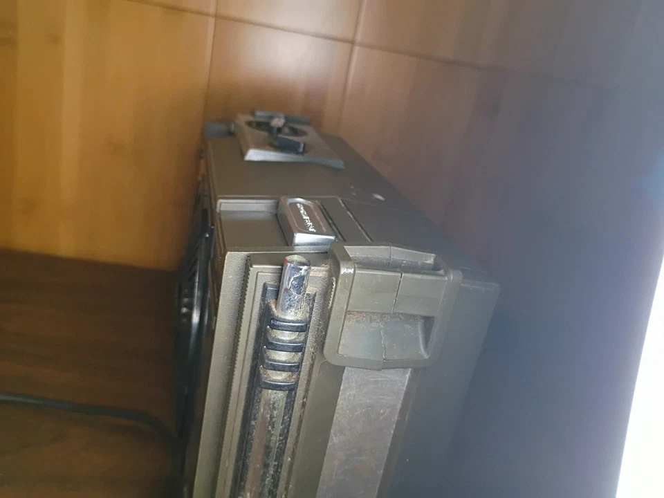 Radio AM FM portátil Ge 3-5507B 1978 de colección reproductor de 8 pistas Boombox-leer descripción Foto 4 de 4