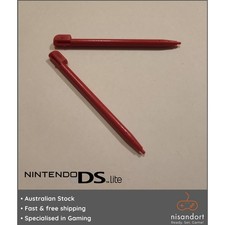 2x Nintendo DS Lite Stylus Red 🕹 (USG-004) - free postage - Australian seller