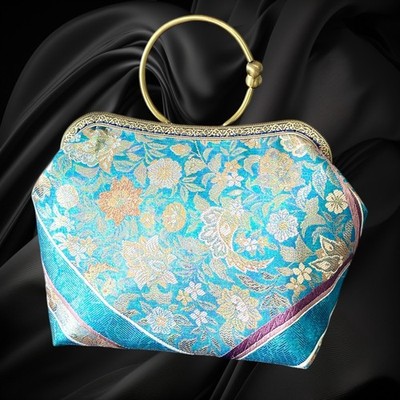 Japanese Kimono Bag, Kimono Purse, Kimono crossbody shoulder bag, Kimono handbag