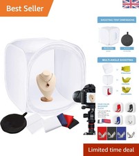Professional 24-inch Photography Light Tent - Diffusion Soft Box with Backdrops