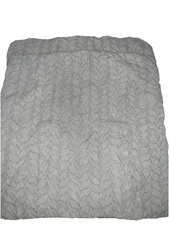 Shabby Chic gray euro pillow shams zipper closure set of 2 Decorative