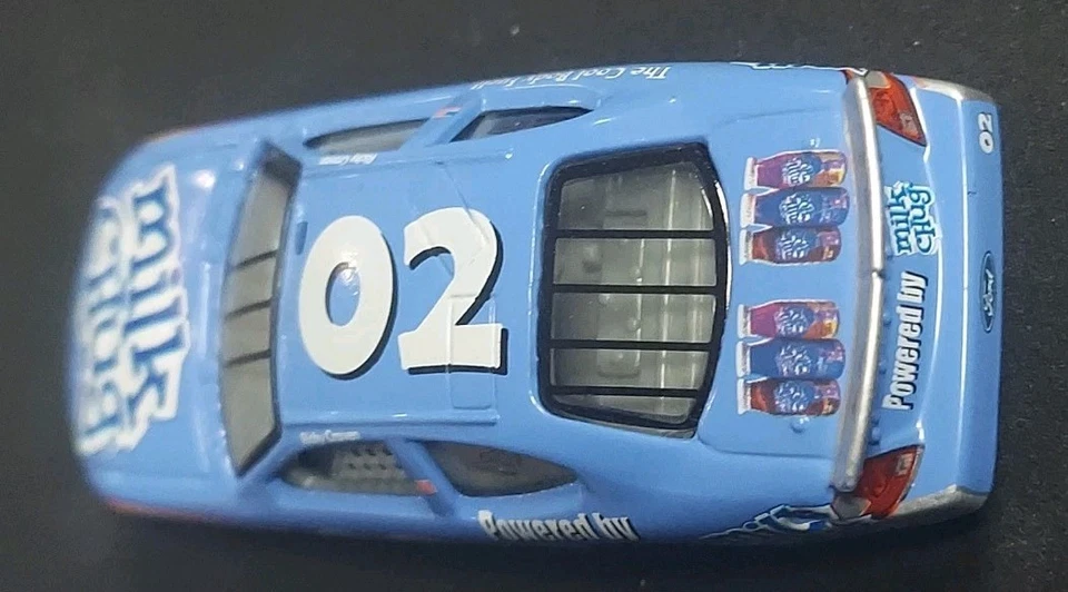Rare Milk Chug #02 NASCAR 1/64 Promotional Diecast RICKY CRAVEN POWDER BLUE - Image 3 of 4