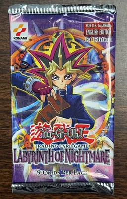 Yu-Gi-Oh Cards - Labyrinth of Nightmare - Booster Pack (9 Cards) **1st Edition**