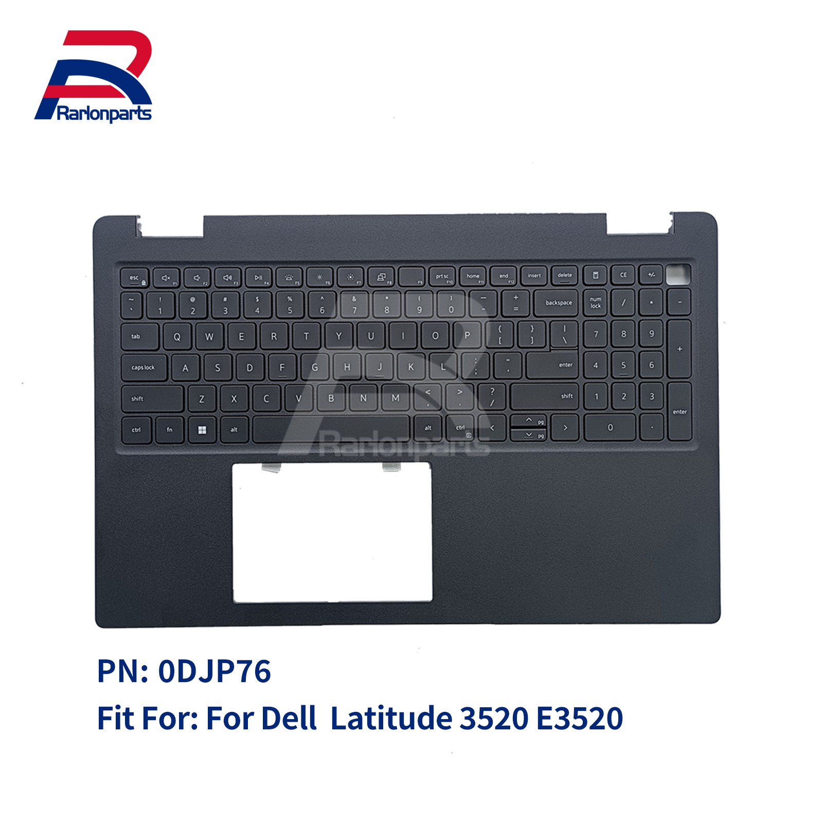 For Dell Latitude 3520 E3520 Palmrest Cover w/Backlit Keyboa