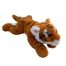 FAO Schwarz Tiger Plush Stuffed Animal 18 Inch Orange Black Striped Kids 2020