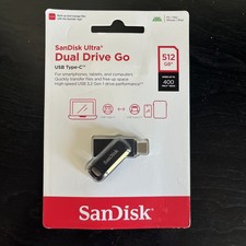 NEW: NIB SanDisk Ultra Dual Drive Go 512 GB USB Type-C Drive SDDDC3-512G-AW46