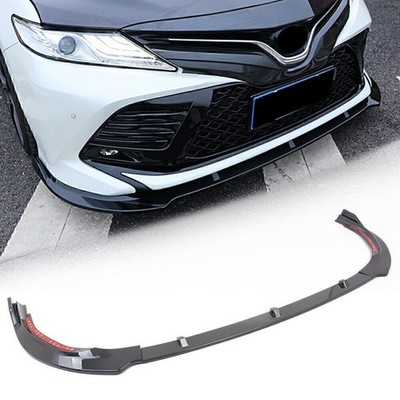 3pcs Frontspoiler Lippe Spoiler Stoßstange Kohlefaser für Toyota Camry SE 2018
