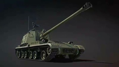 1/72 China PLZ-83/130 Self-Propelled Gun, Gun Barrel Movable Finished Model