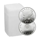 Roll of 20-1 Troy oz Sunshine Minting .999 Fine Silver Round Mint Mark SI