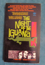 Vintage 1964 pulp cover the Night of the Iguana by Tennessee Williams