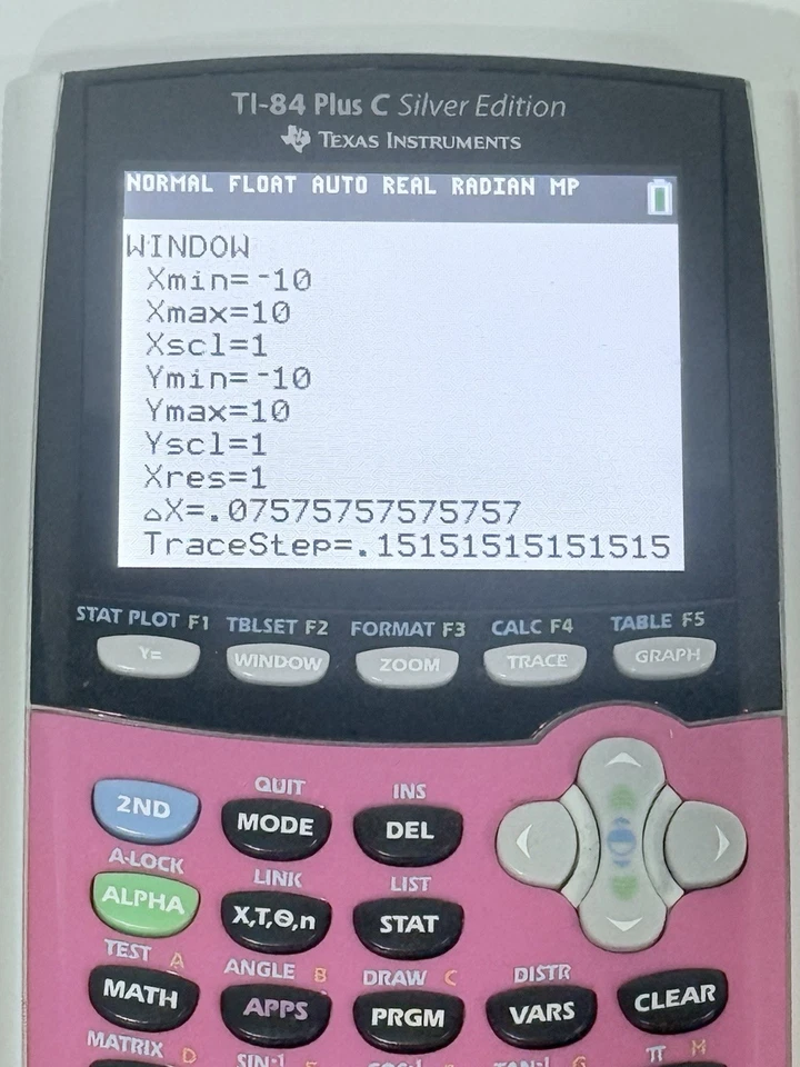 Texas Instruments TI-84 Plus C Silver Edition Graphing Calculator Tested/Working - Image 3 of 4