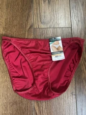 EXTRA RARE! NWT Size 7 (L) Vanity Fair Illumination String Bikini Panties 18108