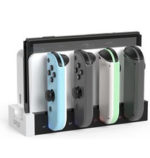 4 Slot Charging Dock Compatible with Nintendo Switch Joy-Con Controllers OLED US