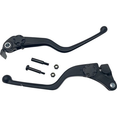 Drag Specialties Lever Set Black 0610-2299 for 22-25 Harley Davidson Pan America