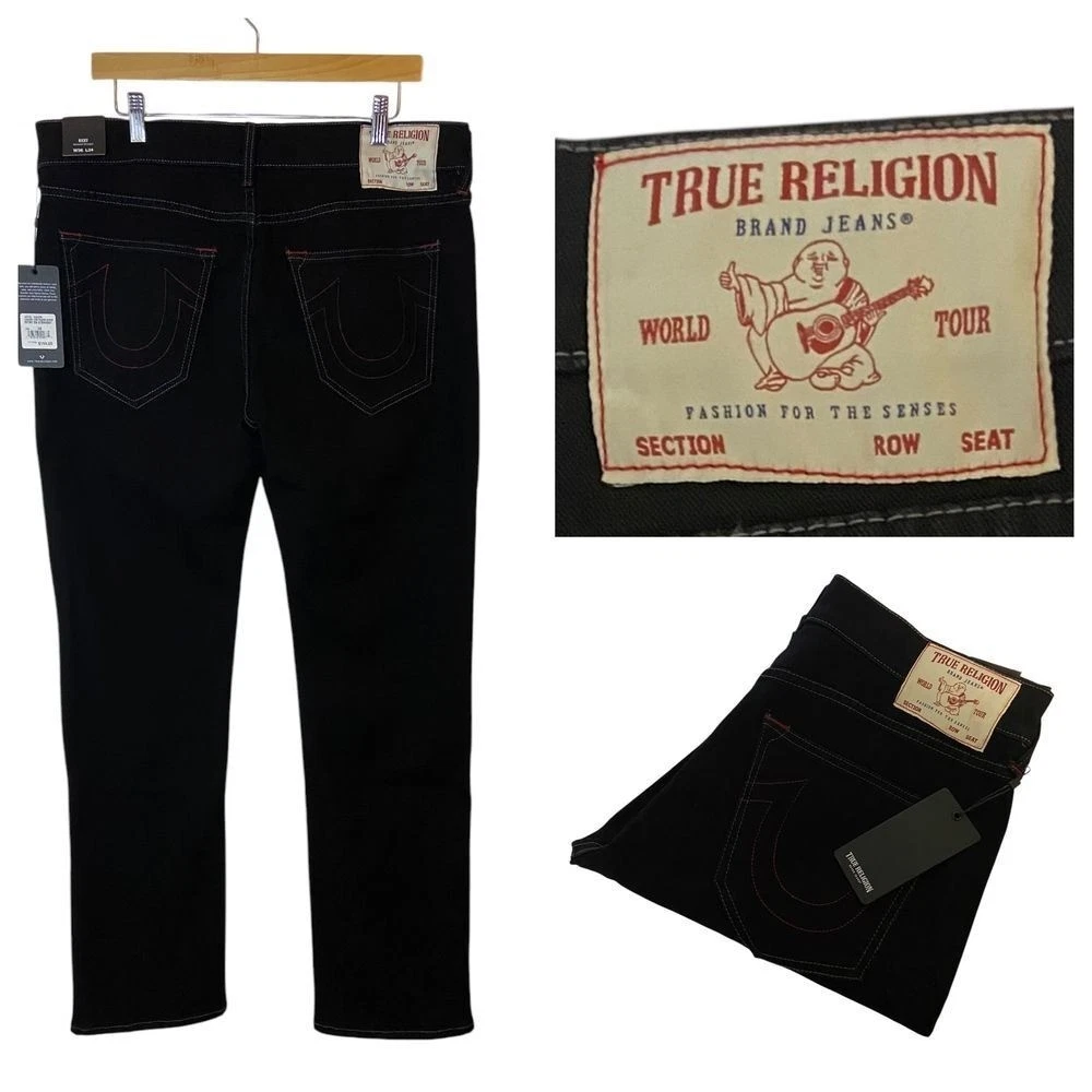 True Religion Black Classic Jeans for Men for sale | eBay