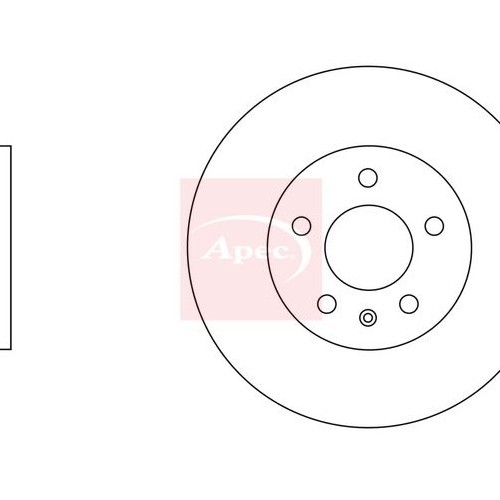 APEC Brake Disc DSK2660