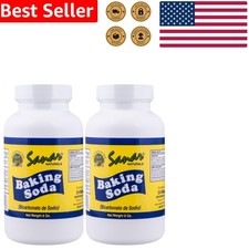 Baking Soda 8oz Pack of 2 Antacid Baking Cleaning Natural Deodorizer