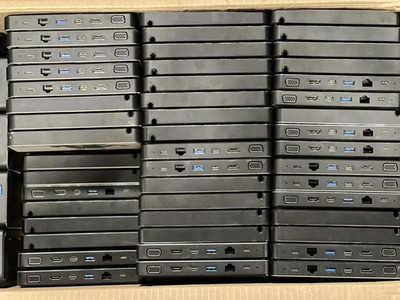 Lot of 150 Diamond Multimedia USB-C Triple Display Docking Station UD300C-No AC