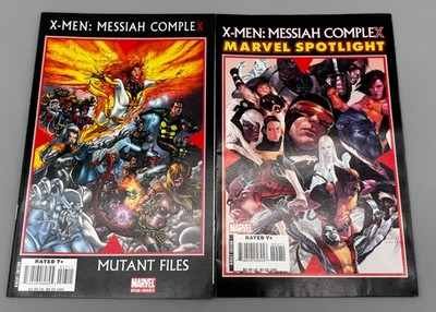 X-Men Messiah Complex 2 Comics: Mutant Files and Marvel Spotlight 2007 One Shots