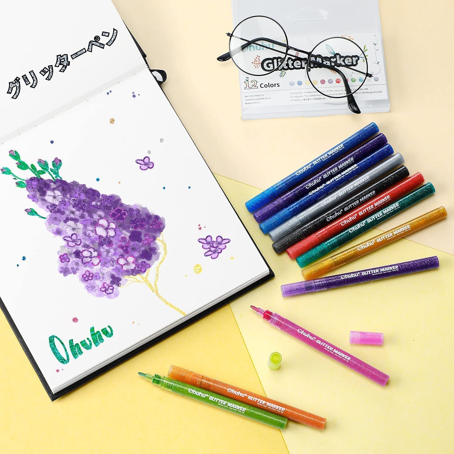 Ohuhu Sketchbook Thick 200gsm 175mm x 165mm Marker Drawing Paper