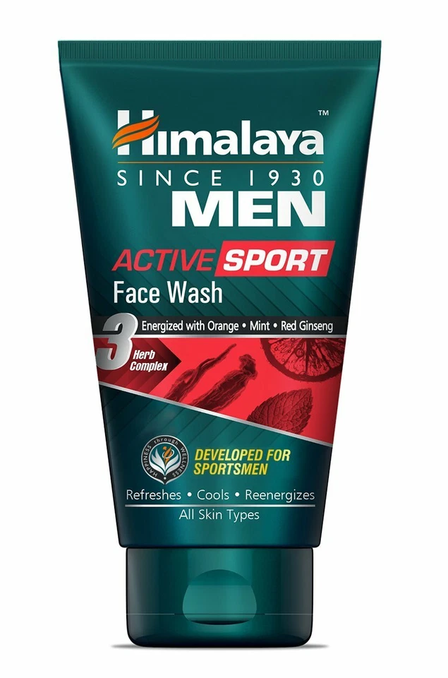 Himalaya Men Active Sport Face Wash For Sportsmen, All skin types 50ml FREE SHIP - Image 2 of 4