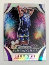 2019-20 Panini Prizm Basketball Jarrett Culver Fireworks Silver Parallel RC #30!
