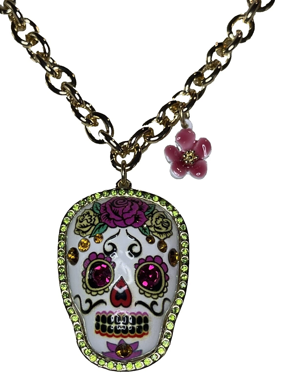 Betsey Johnson Esqueletos y calaveras Moda Collares y Colgantes
