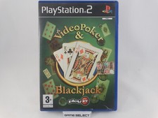 VIDEOPOKER & BLACKJACK E SONY PS2 PLAYSTATION 2 PAL ITALIANO ORIGINALE COMPLETO