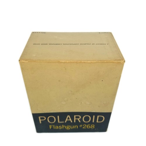 Vintage Polaroid Camera Flashgun #268 With Original Box USA Photography Supplies - Picture 4 of 7