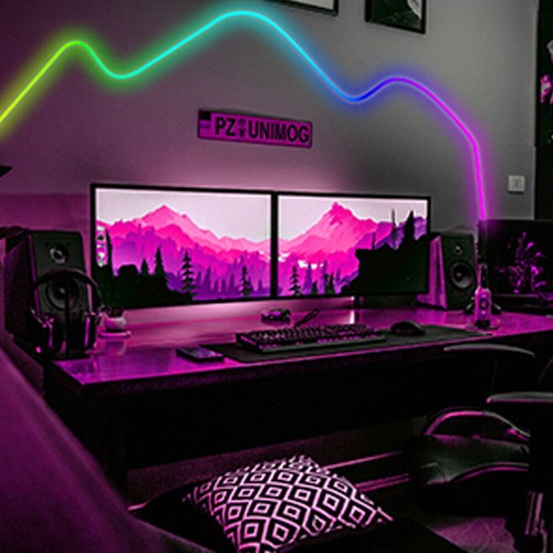 bluetooth APP control ws2811 RGB IC LED Neon Strip light Sign Neon rope remote - Picture 16 of 24
