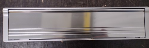 12" Inch Aluminium Letter Box Plate/ Plastic Frame 65/80 New Free Delivery