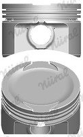 NÜRal Kolben FüR Fiat Panda 169 1.2 Punto Van 188AX 188_ Lancia Ypsilon 843 Y