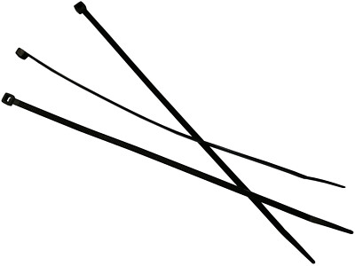 Kabelbinder 160 x 2,6mm 100 Stück schwarz  UV beständig Industriequalität