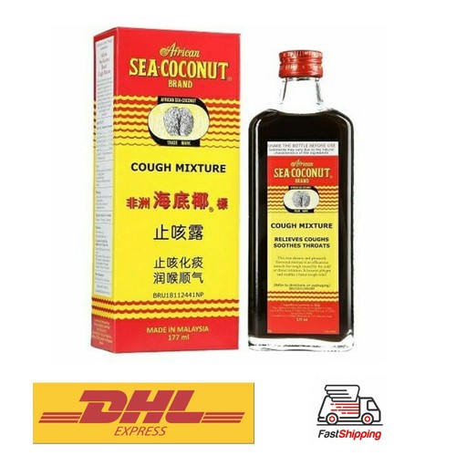 African Sea Coconut Mixture Syrup for Relieves Cough & Soothes Throats